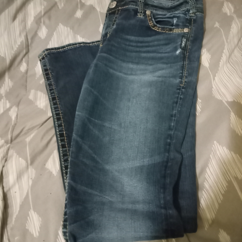 Silver jeans